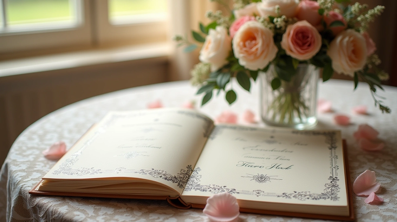 Vos questions sur le livre d'or de mariage